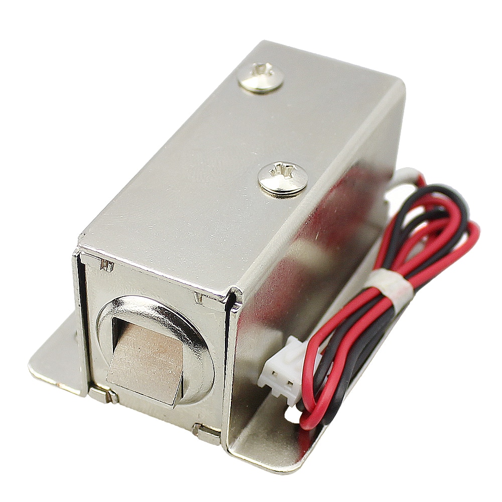 Uitschakelen unlock DC12V 0.4A kleine elektrische lock Mini elektromagnetische slot elektrisch slot deur solenoid elektronisch slot