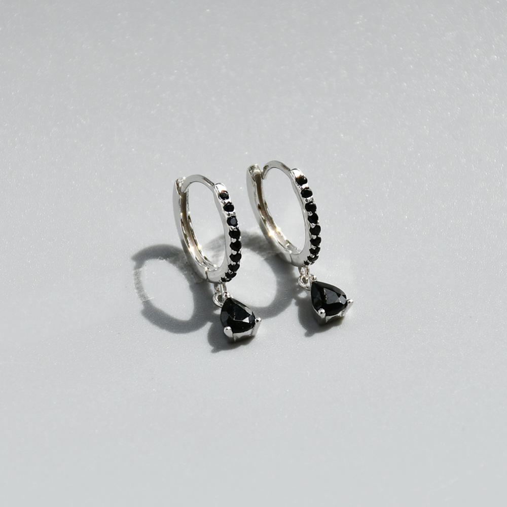 925 sterling zilveren oorbellen met zirkoon, vlinder, cactus, kruis, slang, bij, korte oorbellen, wilde trend, dames, meisje, oorsieraden: 1 paar zilver 8mm