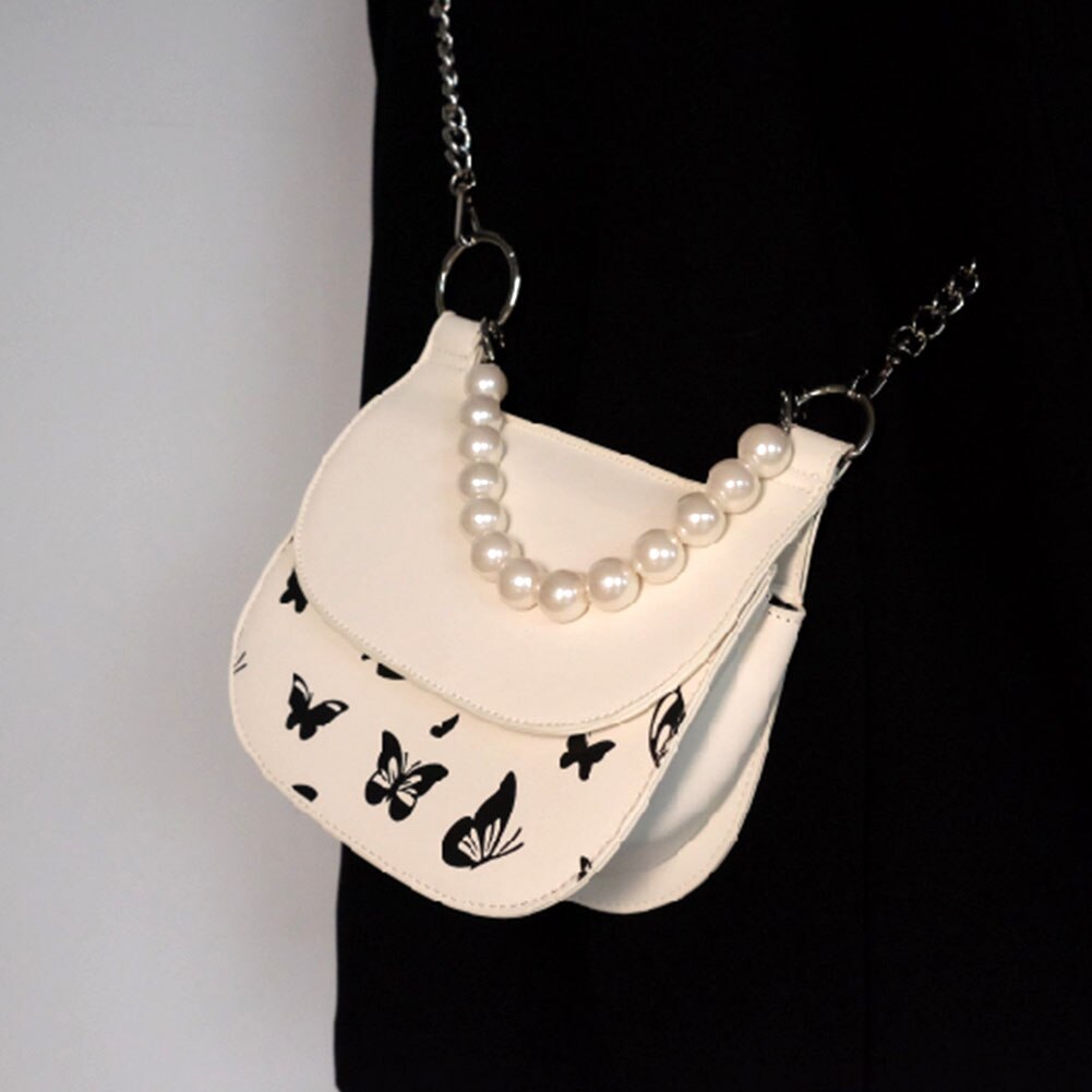 Doratasia venda quente estoque na moda senhora borboleta gótico elegante festa cadeias pérolas miçangas casual crossbody feminino schoulder sacos