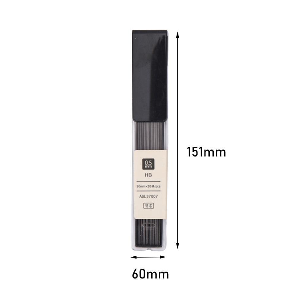 1Pcs Eenvoudige Vulpotlood Lood 0.5Mm Hb Potlood Refill Kantoor School Potlood Levert Lood Hengel Briefpapier Automatische T3C1