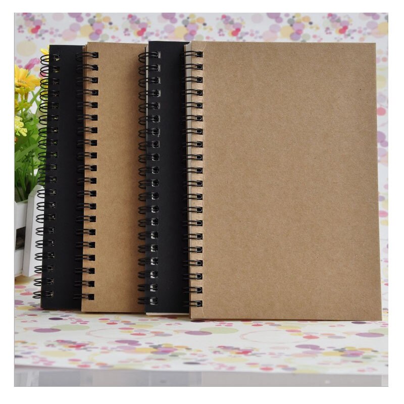 12*18cm Sketchbook Notebook 50Sheets Diary Drawing Painting Notebook Small Soft Cover Blank Paper Memo Pad Notepad School Supply