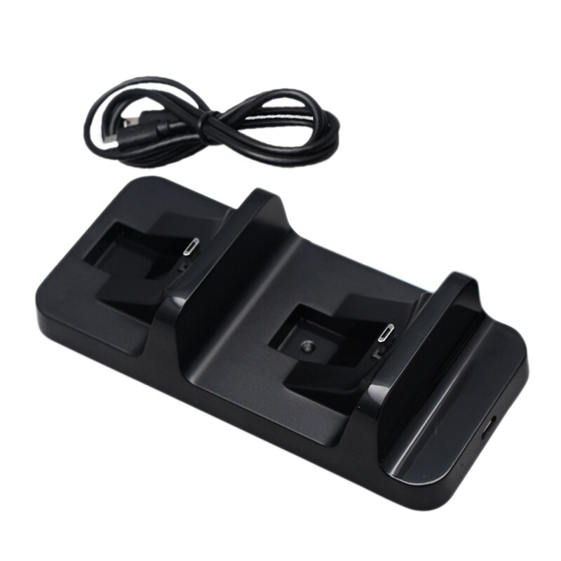 Controlador de carga doble Dock inalámbrico Gamepad, cargadores inalámbricos de doble Mango para Sony PS4/PS4 Pro/ Slim