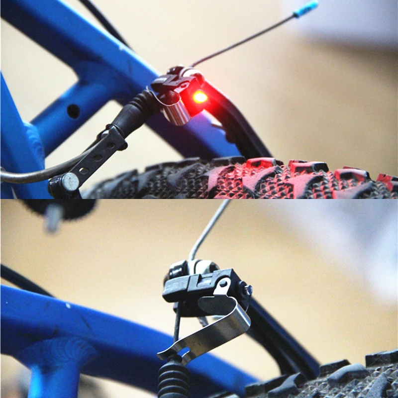Mini Rem Fietslicht Mount Staart Achter Fietslicht Fietsen LED Licht Hoge Helderheid Waterdichte LED Lamp Fietsaccessoires