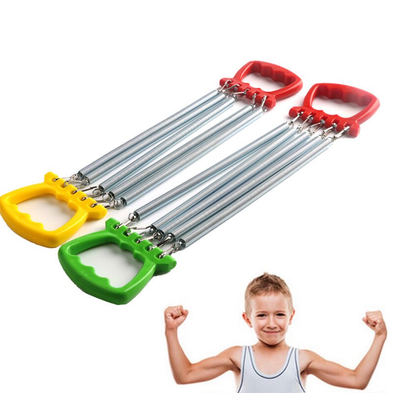 Children Spring Rally chest expander Forearm Training Exerciser Hand Grips Strength Arm Bodybuilding Expander Fitness