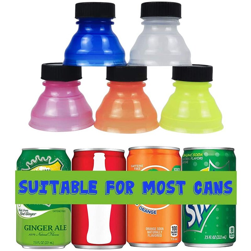 Can Cover Bottle Top Lid Soda Saver Caps Top Can Cover Fizz Coke Drink Soda Lid Cap Wine Bottle Stopper Flip Protector Reusable