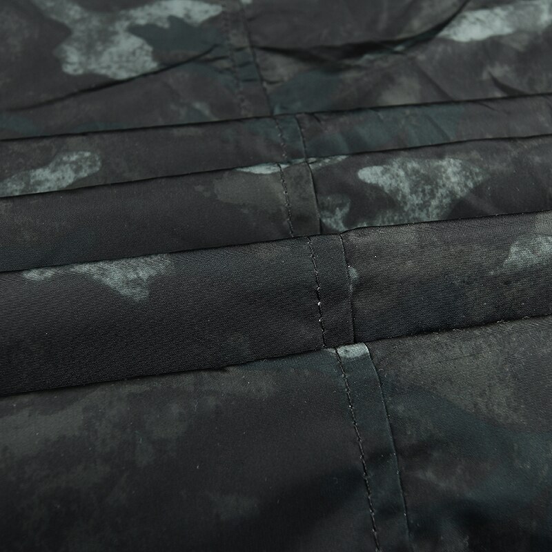 STAD KLASSE Lente Zomer Lange Windjack Heren Jassen Jas Afneembare Kap Camouflage Mode Waterdicht Geul Uitloper 3968