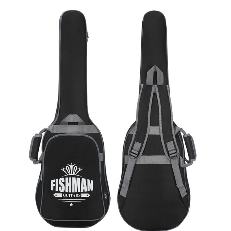 0.4 ''0.32'' sac de guitare électrique rembourré sac à dos étanche double étui réglable rembourrage pour effectuer des étui de guitare pour une utilisation en extérieur