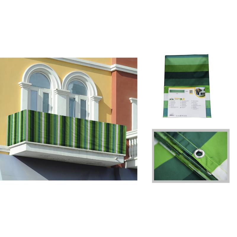 Balcony Privacy Screen Fence Cover Courtyard Patio Garden Wind Sunshade Net Awning for Home Outdoor Swimming Pool 0.9x5m