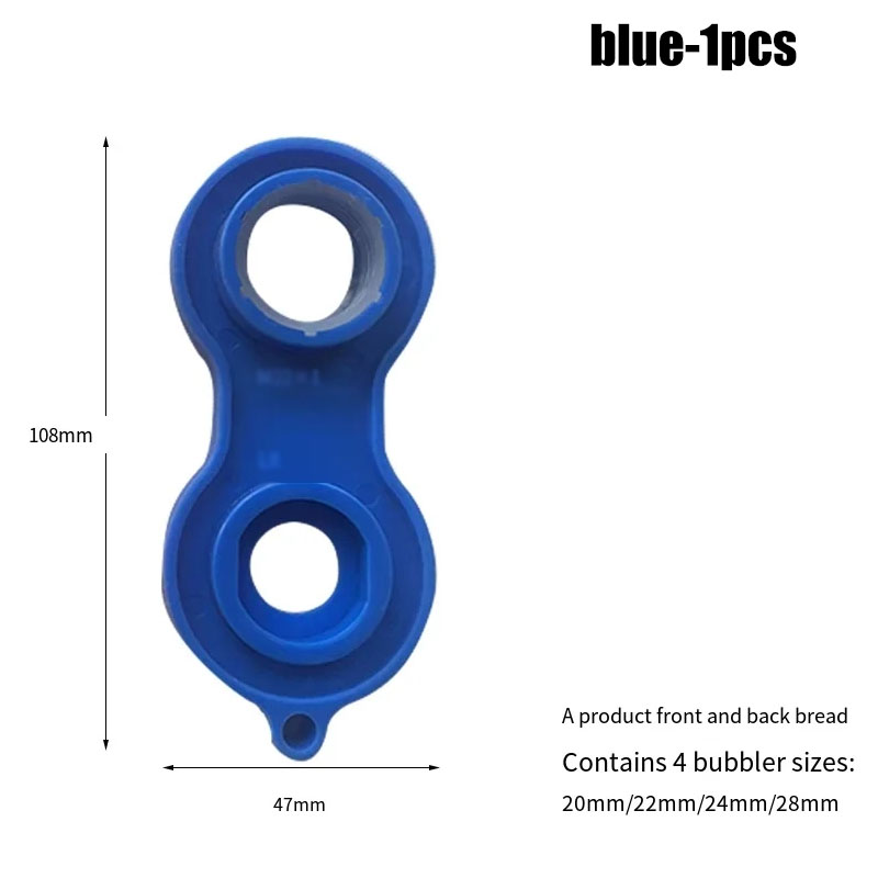 Llave para burbujeador de grifo, salida de agua, dispositivo de boquilla de filtro de desmontaje, llave de mantenimiento multifuncional disponible en todos los lados: Morado