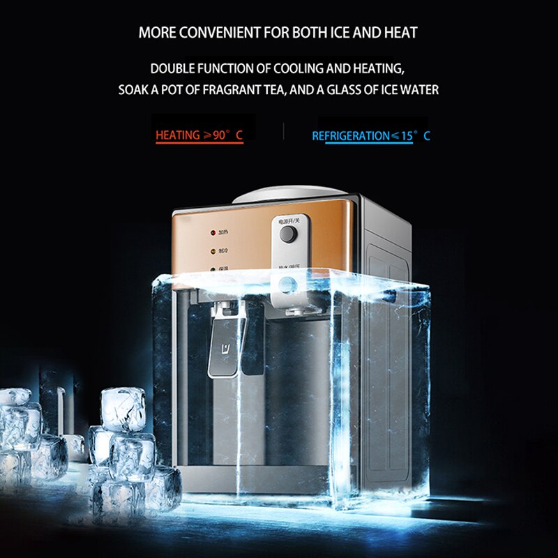 220V 550W Electric Cold Water Dispenser Machine Drink Water Dispenser Desktop Vertical Water Heating Boiler Drinkware Tool