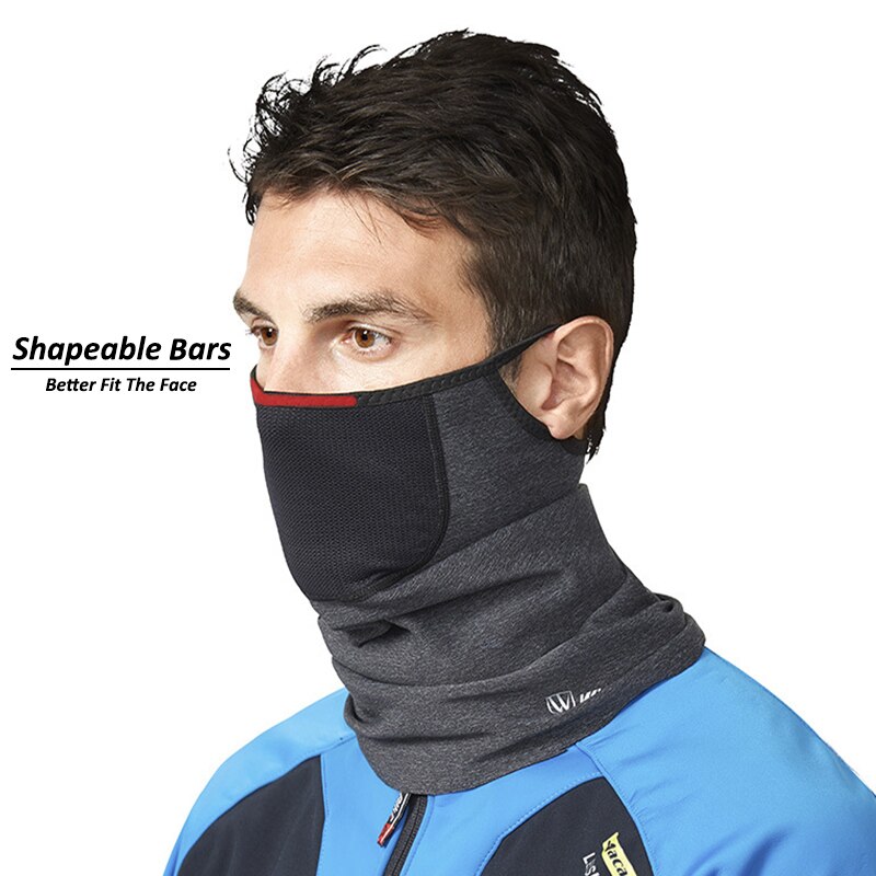 Winter Keep Warm Bike Face Mask Men Women Cycling Half Face Mask Replaceable Filter Mask Waterproof Dust-proof Bicycle Scarf