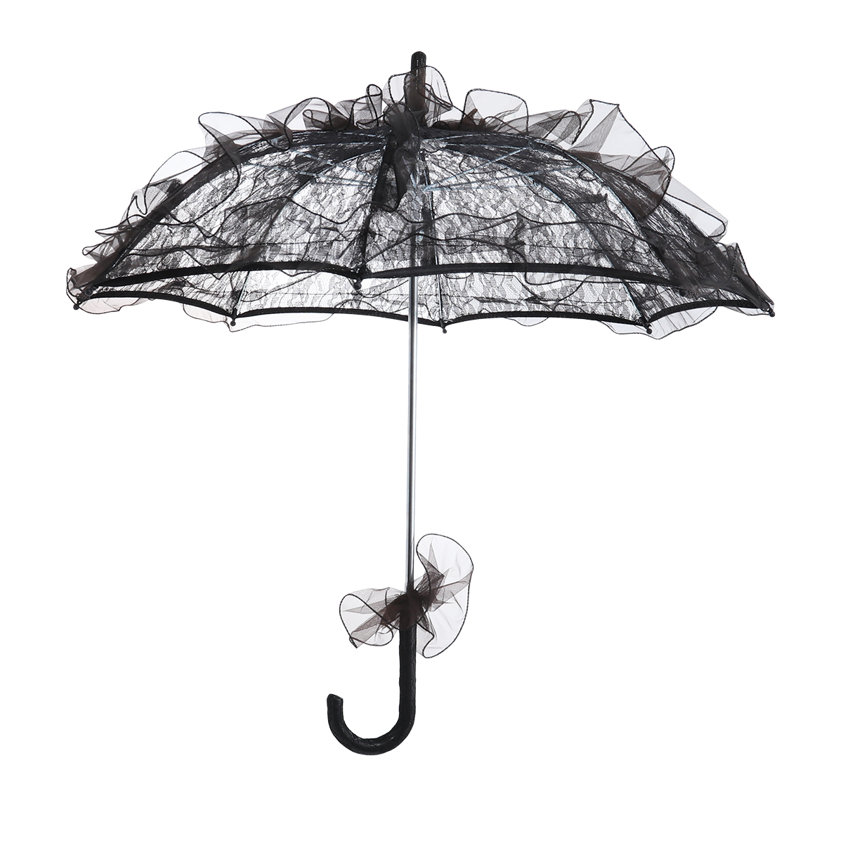 Westerse Stijl Bruid Paraplu Kant Parasol Fleur Parasol Decoratie Wit Rood Bruiloft Bruid Paraplu Voor Bridal Wedding