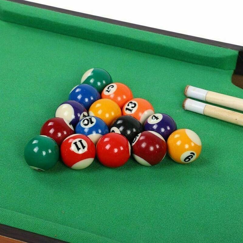 Mini Table Table de billard bureau billard ensembles enfants sport jouets fournitures famille noël divertissement balles S K2B3