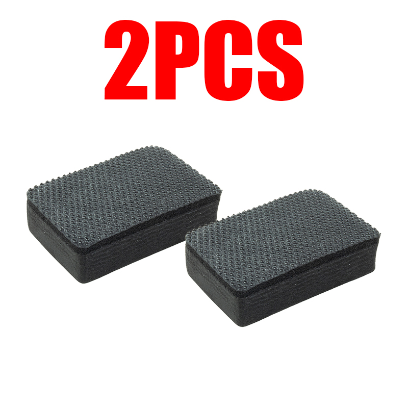 Auto Reinigung Wachs Politur Pad Wasch schlamm Auto Tonne Bar Pad Schwamm Block Reinigung Radiergummi Werkzeuge schwarz Auto Schwamm Auto pflege: Weiß