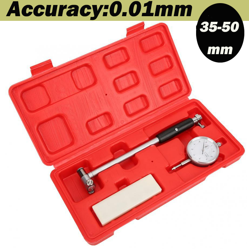 TOOSOAR Micromètre Intérieur 50-160mm Haute Précision 0.01mm Avec 12 Sondes - Mesure Diamètre Cylindre