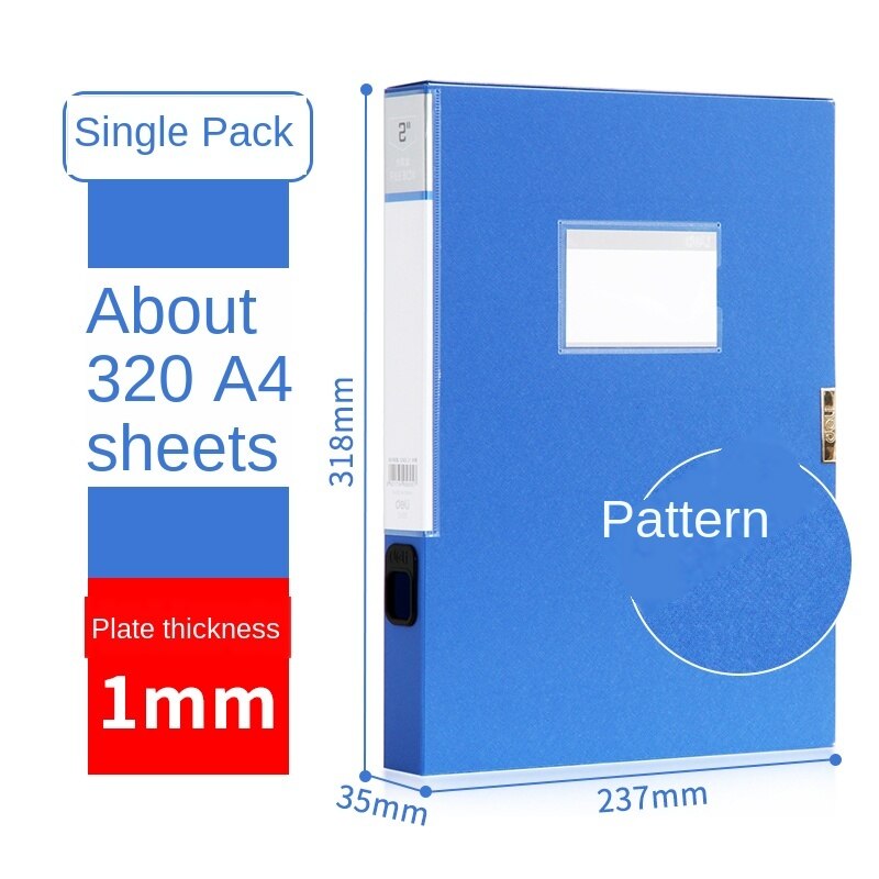 File Box A4 Tfile Box Glued Data Box Folder Storage Box File Set Multiple Specifications: Style5