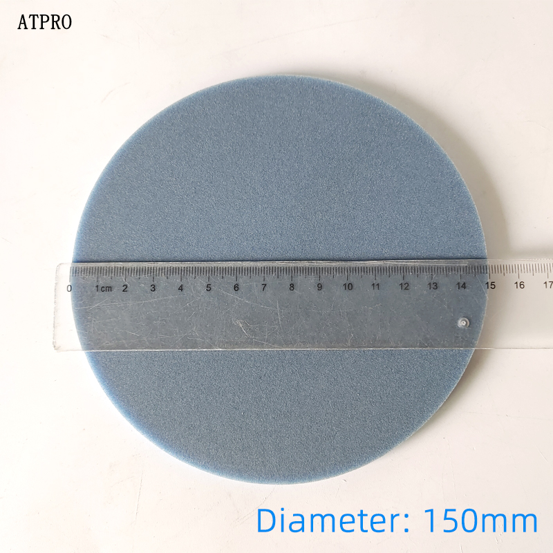 20 Pieces Per Box Blue 6-inch Sponge Sandpaper Round Flocking Sandpaper Sheet Car Polishing 400-3000 Grit