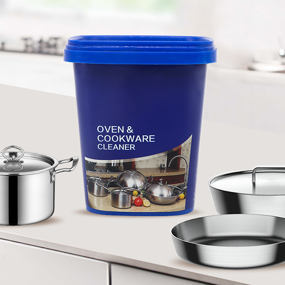 500g cocina multifuncional limpieza descontaminante pasta de acero inoxidable utensilios de cocina eliminación de manchas pasta Limpiador de cocina