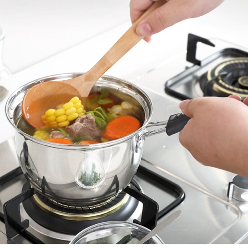 Cacerola de acero inoxidable para cacerola lechera y fideos remojados en el dormitorio de la casa cocina ollas de leche
