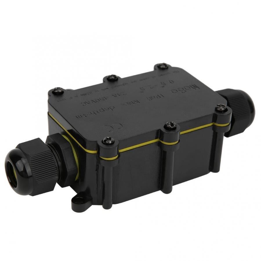 IP68 Plastic Junction Box 4m Underwater Electronic Connection Case T100 450VAC 24A UL94V-2 Junction Box