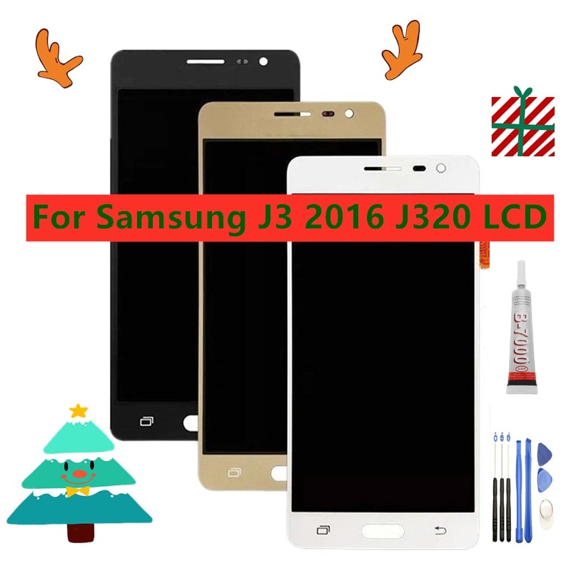 LCD For Samsung Galaxy J3 J320 LCD Display Touch Screen J320F J320FN J320H J320M J3 LCD FOR SAMSUNG SM-J320FN/F/M/H/DS