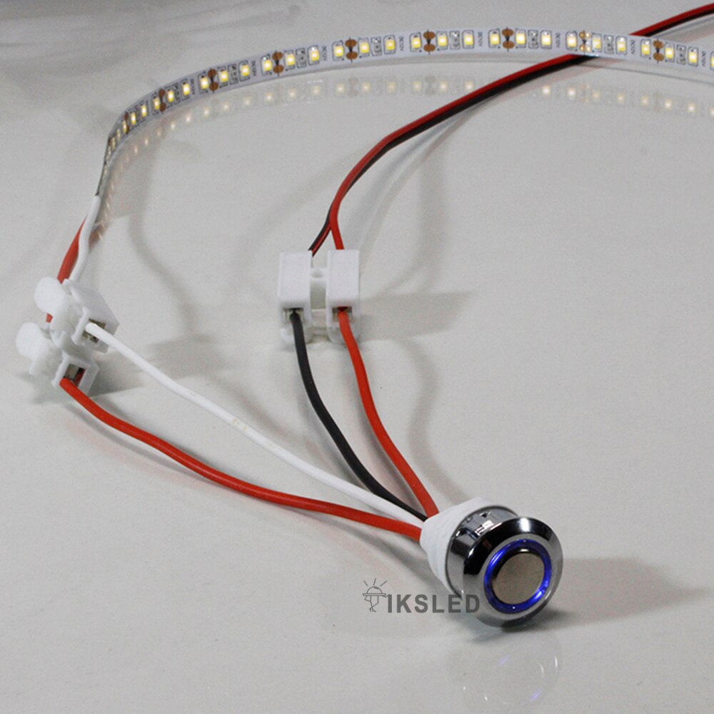 4A 5V 12V 24V Touch Switch Stepless Dimming Metal Touch Button Light