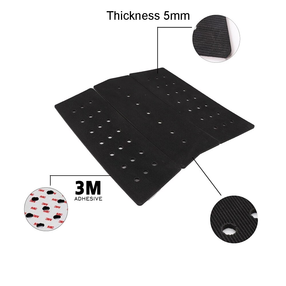 3/4 stück Surfbrett Traktion Pad Surfen EVA Schaum Vorne Pad Anti-Unterhose Klebstoff Griffe
