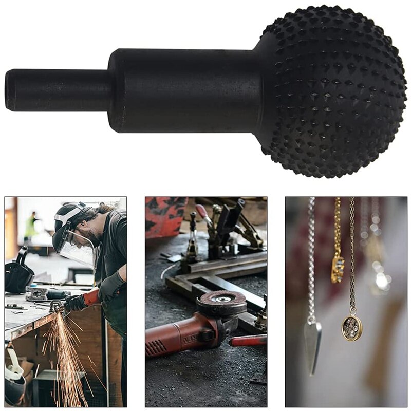 extrem Kugel Dreh Grat rotierend Schleifen Kopf Grat Hartmetall Grat Ball rotierend Grat Holz Carving Schleifen Kopf (40Mm)
