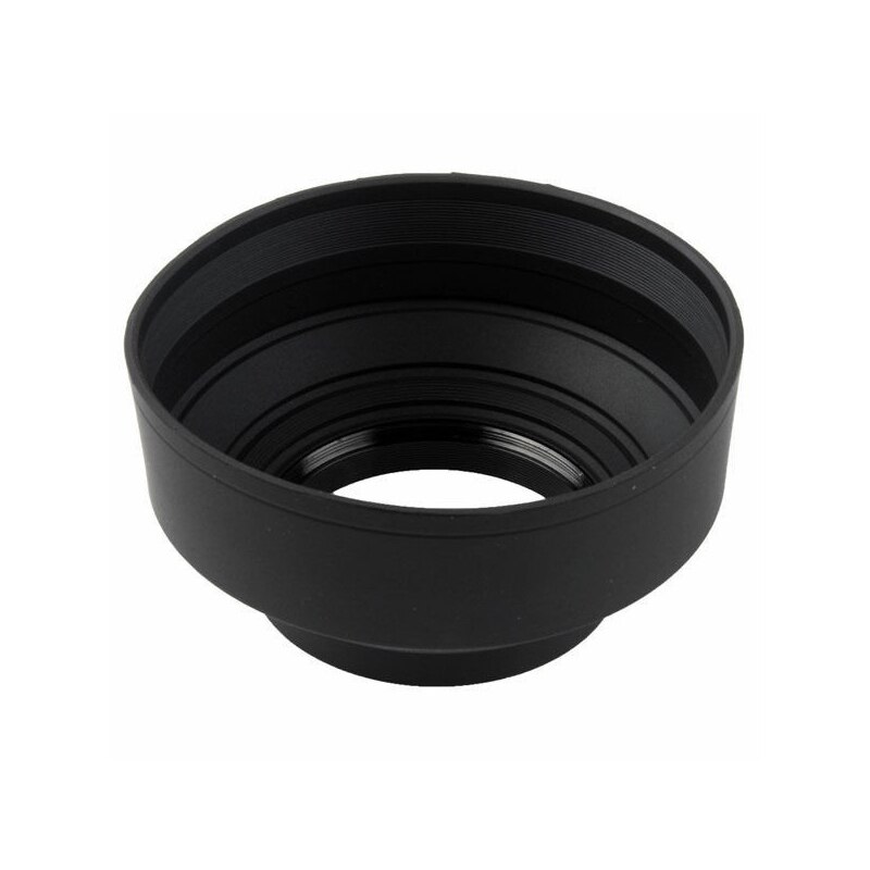 49 52 55 58 62 67 72 77 82mm 3-Stage 3 in1 Collapsible Rubber Foldable Lens Hood for canon nikon DSIR Lens camera