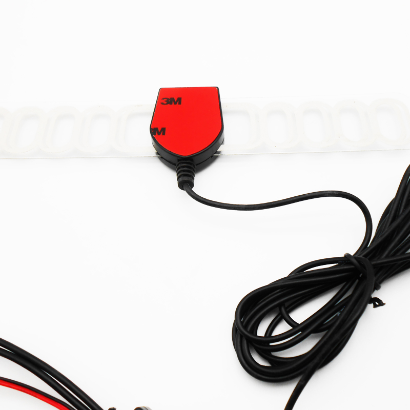 Car Active Antenna RF Plug DC3.5 Connector Auto Analog TV Receivers Built-in Signal Amplifier Universal 12V DC 3 Meters Cable
