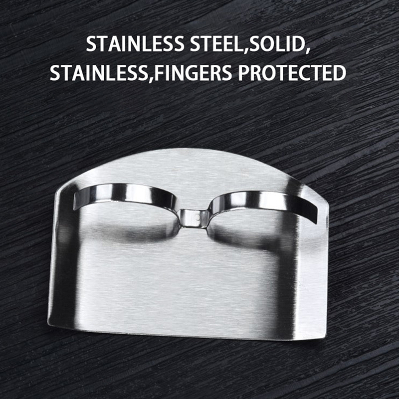 Two-finger Vegetable Cutting Hand Guard Stainless Steel Finger Guard Hand Guard Safety Knife Cutting Finger Protection