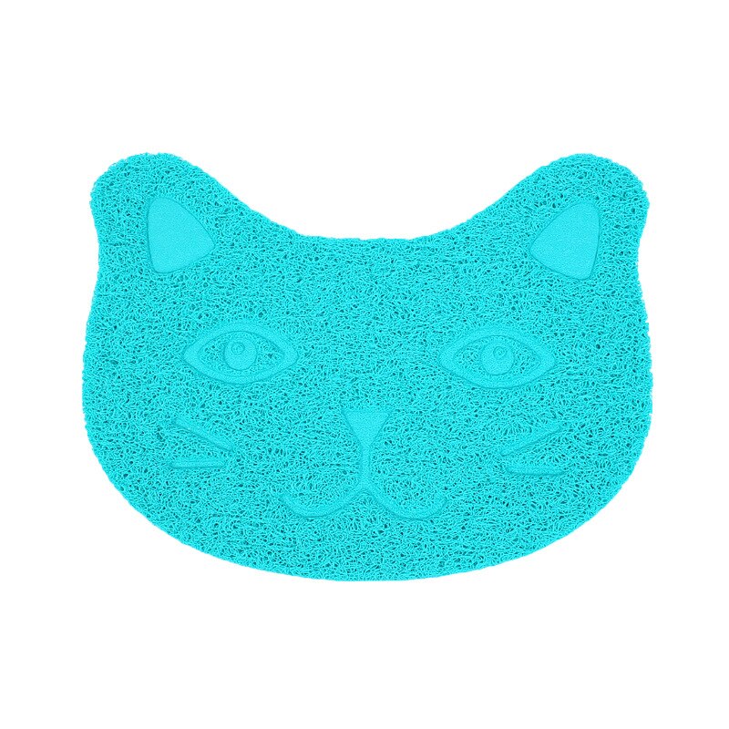 Waterdichte Huisdier Kattenbakvulling Mat Leuke Claw Vorm Voeden Pad Pvc Eenvoudige Reiniging Dubbele Laag Katten Wc Matten Voor Pet katten Supplies: D