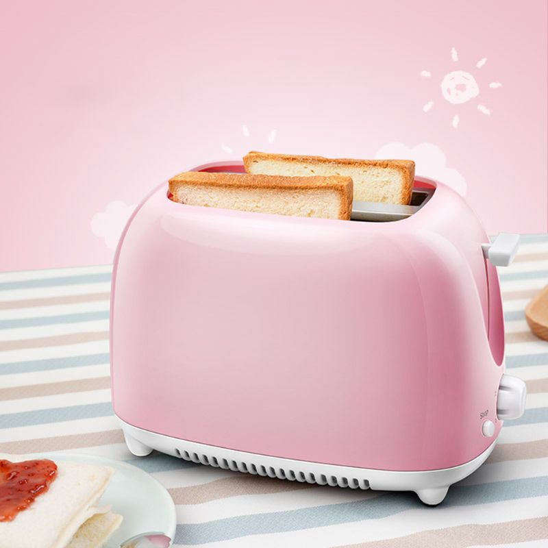 2 Slices Stainless Steel Automatic Toaster Quick Heating Bread Kitchen Home Breakfast Maker 5 Levels
