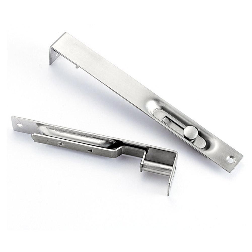 Hidden Door Bolt Security Door Lock Sliding Bolt Dust Proof Hardware Anti-theft Security Furniture Bolt Concealed Insert