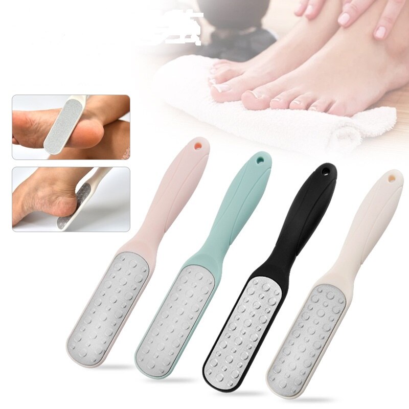 Pro Double côté pied râpe callosités peau morte enlèvement pieds fichiers pédicure conseils grattoir peau rugueuse pieds soins outils pied beauté soins