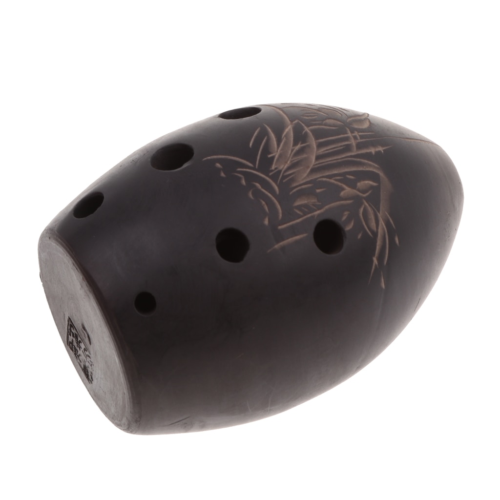 Artesanías 6 oraficio De instrumentos De viento De barro AC Ocarina Alto C