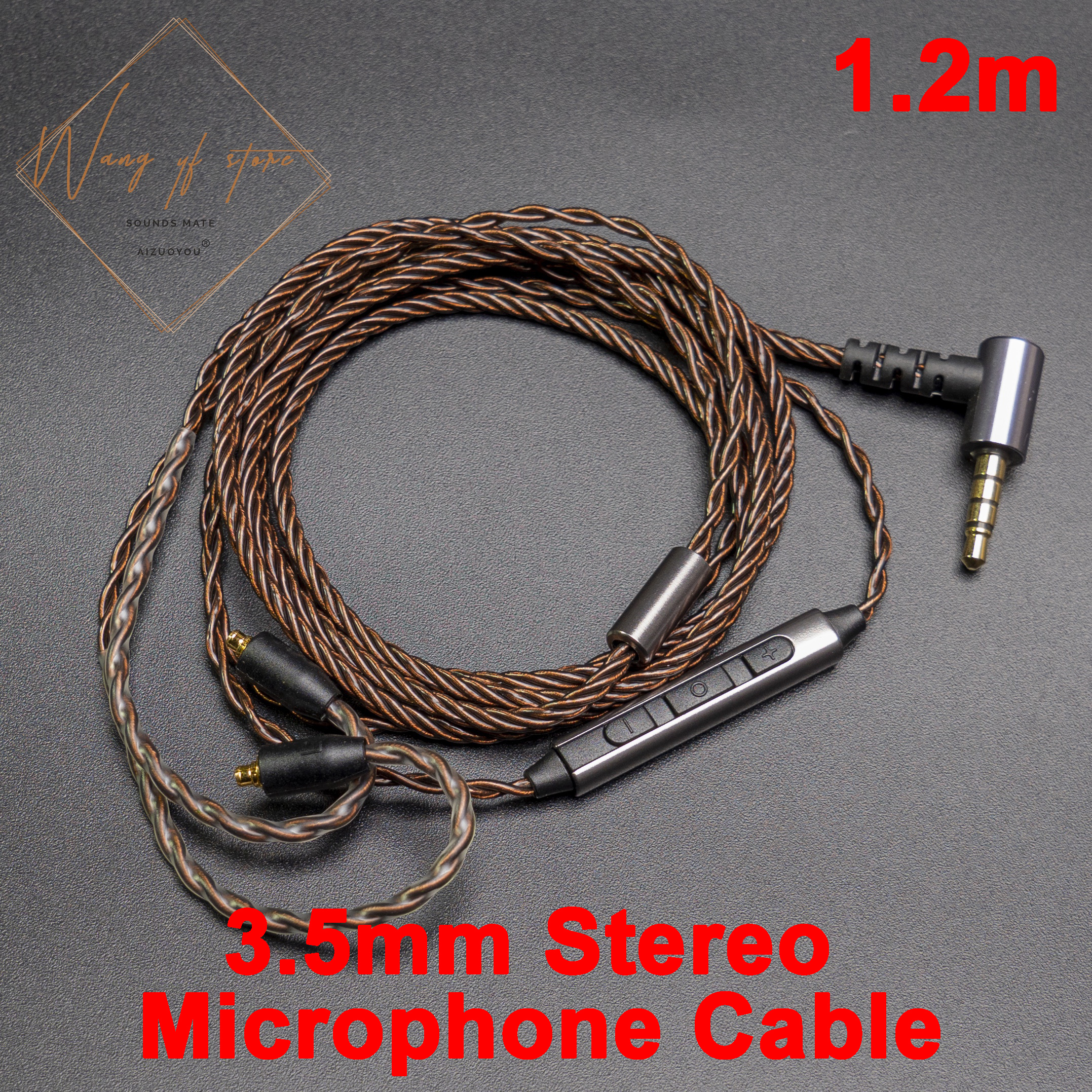 Parte di copertura MMCX per saldatura fai-da-te per Koss Porta pro PP cuffia cavo staccabile 4.4mm 2.5mm bilanciato 3.5mm stereo: Viola