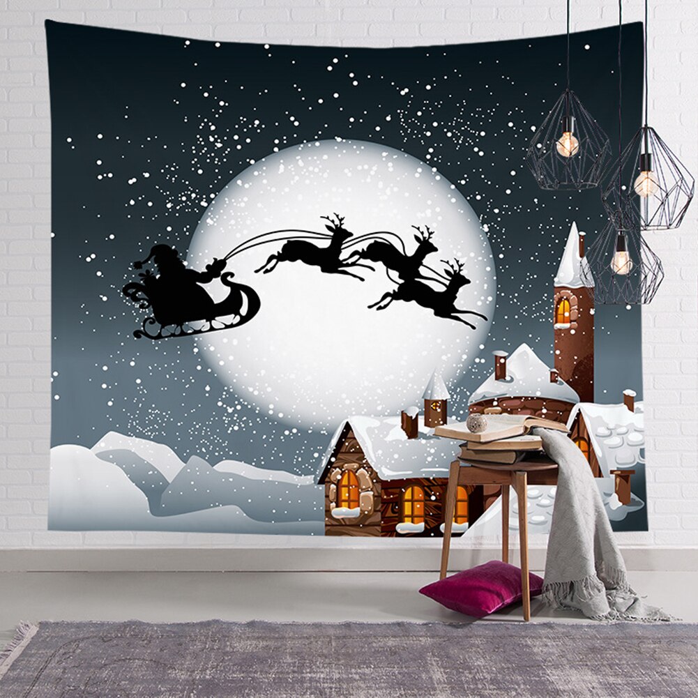 Tapisserie Murale Bonhomme De Neige De Noël - 29 X 37 Pouces (environ 74x94 Cm), Tissu Doux, Avec Crochets