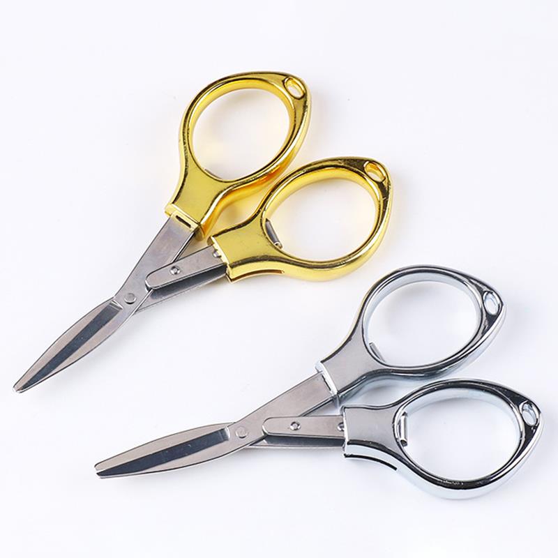 Embroidery Needlework Scissors Sewing Folding Scissors Tailor Scissors Sewing Accessories Tools Supplies Metal Cutting Scissors