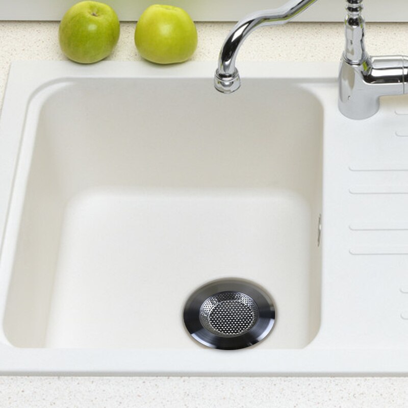 Køkken rustfrit stål håndvaske afløbshul badeværelse metalvask filter sil badekar bruser vask afløb hårfanger filter fælde