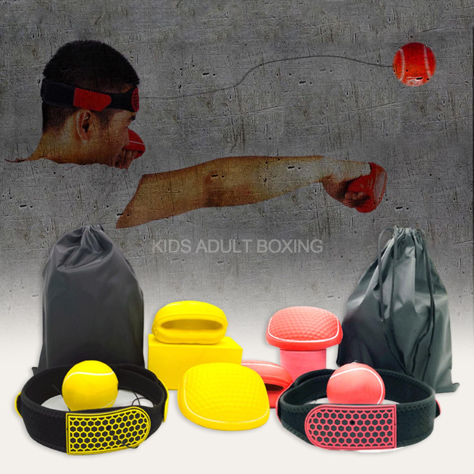 Kids Adult Boksen Vechten Kick Bal Met Hoofdband, Boksen Reactie Bal, Kick Boksen Bal, training Snelheid Reactie, Gewichtsverlies