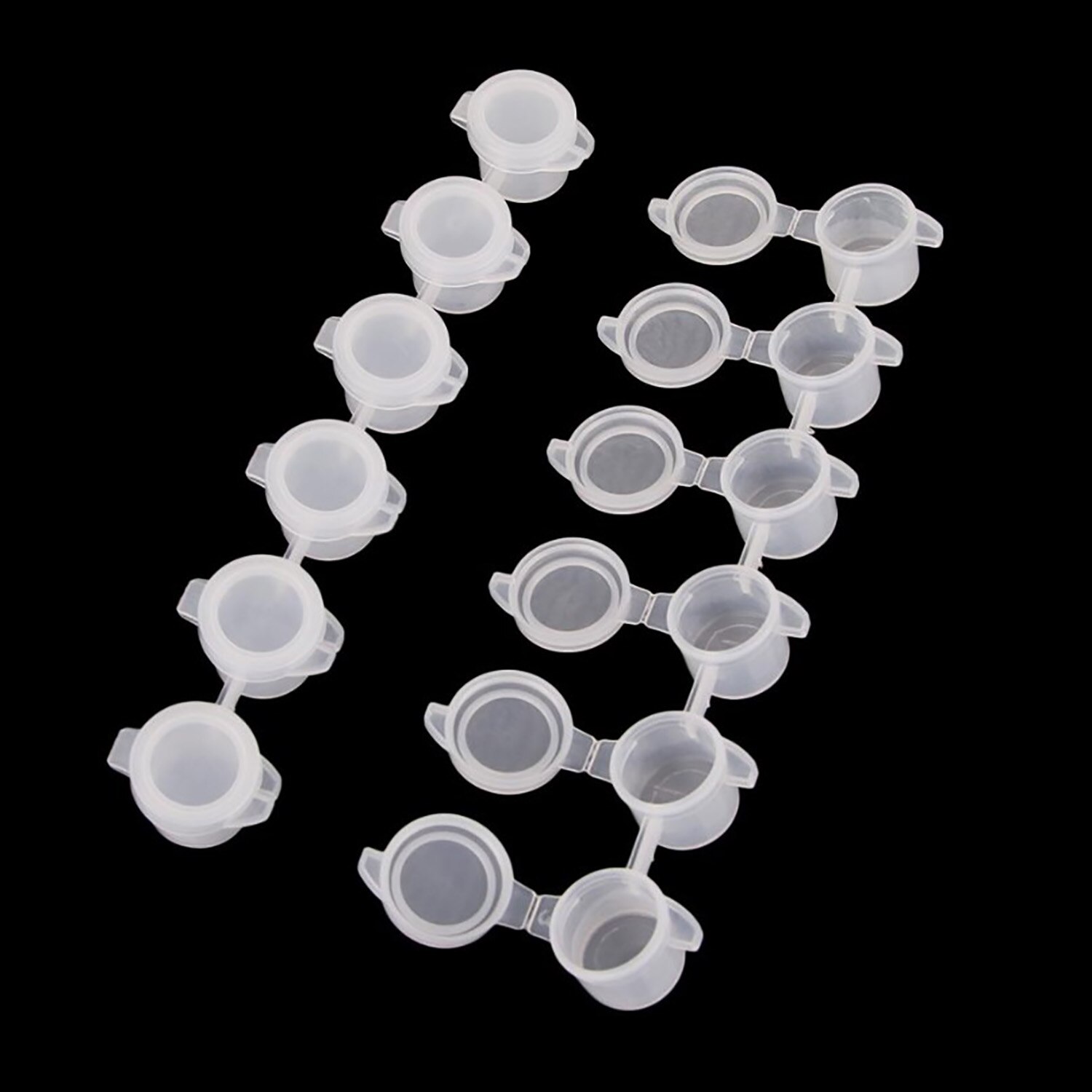 Box Pigment Mini Storage Pod Container Drawing Crafts Pots Paint Strips