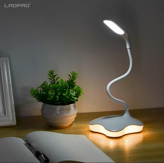 LED bureaulamp touch usb 3 Niveau Dimbare led Tafellamp Studie leeslamp voor slaapkamer Nachtlampje boek licht LAOPAO: Default Title