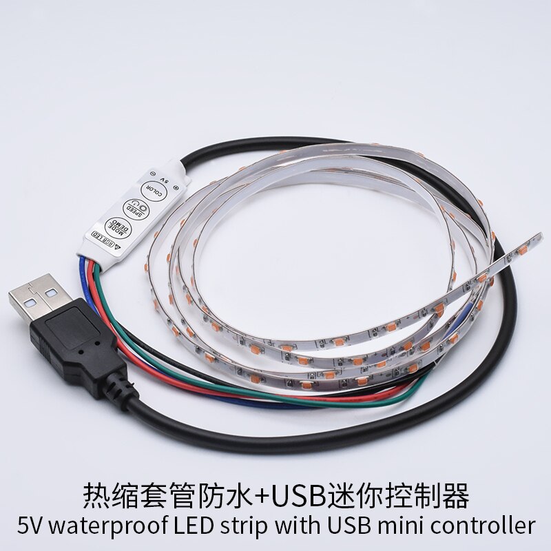 Czinelight Factory Ip20 1206 Smd Rgb Led Strip 78led/meter with mini 3key controller