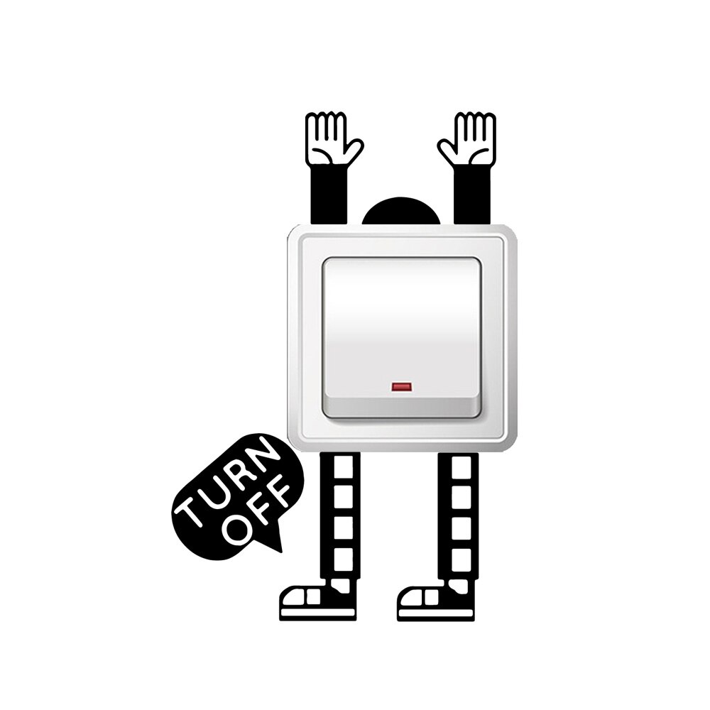 Hauskat robotti-pvc-seinätarrat kodin sisustus lastenhuoneisiin kodinsisustus taustaseinätaidetarra