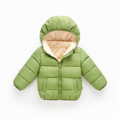 Baby Coat Boys Winter Jackets For Children Autumn Winter Thicken 5 Colors Warm Outerwear Detachable Hooded Infant Coats Snowsuit: Green / 3T