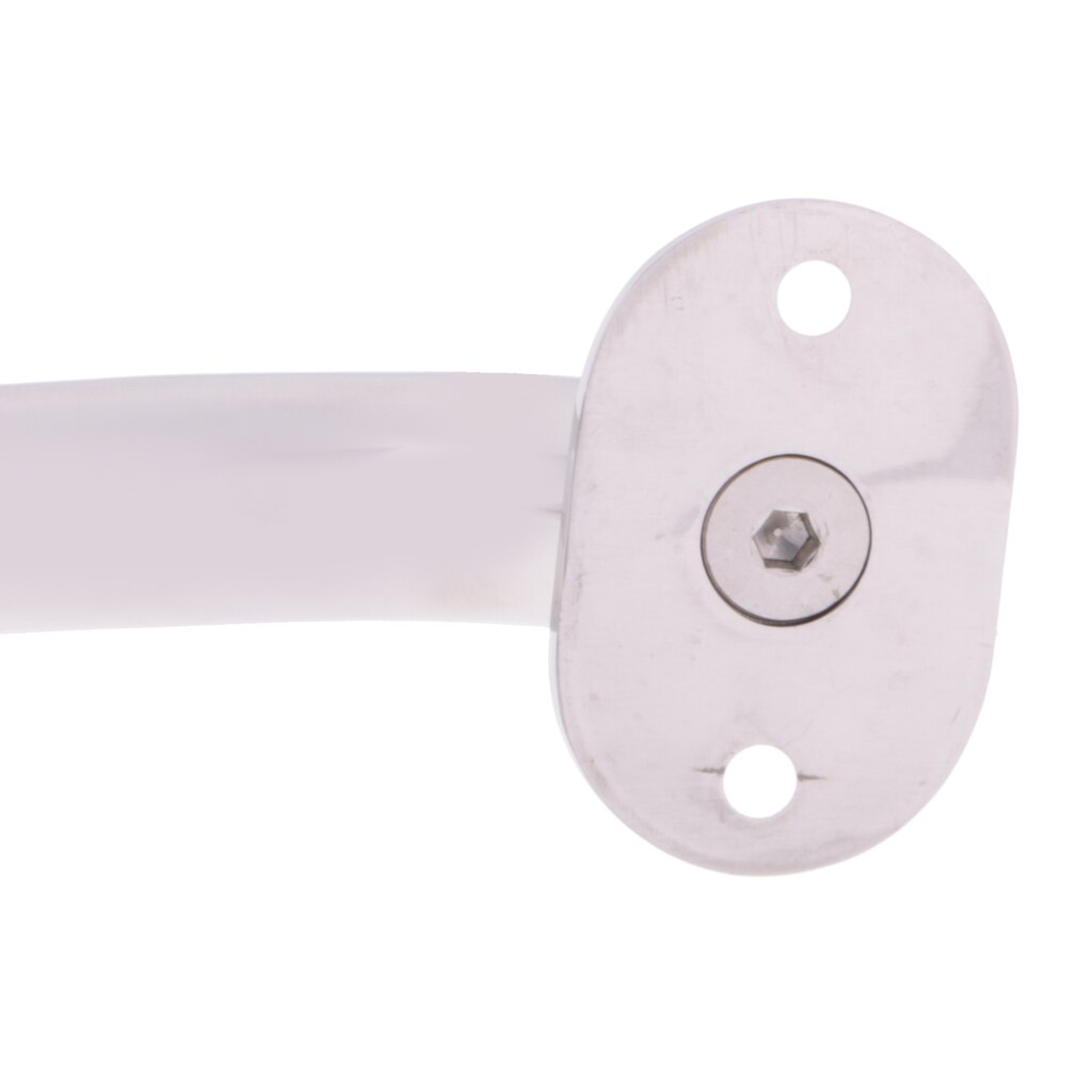Marine Grade Stainless Steel Polished Boat Round Handrail 9-Inch
