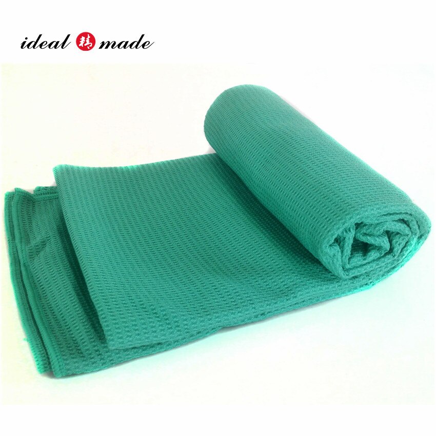 Goedkope wafelpatroon yoga handdoek fitness bikram yoga mat antislip deken oefen pilates mat outdoor yoga mat handdoek