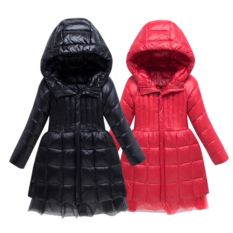 Winter Donsjack Voor Meisjes Baby Kleding Dikke Kids Down Jas Winter Parka Voor Meisje Snowsuit Kinderkleding 2 om 8 Jaar