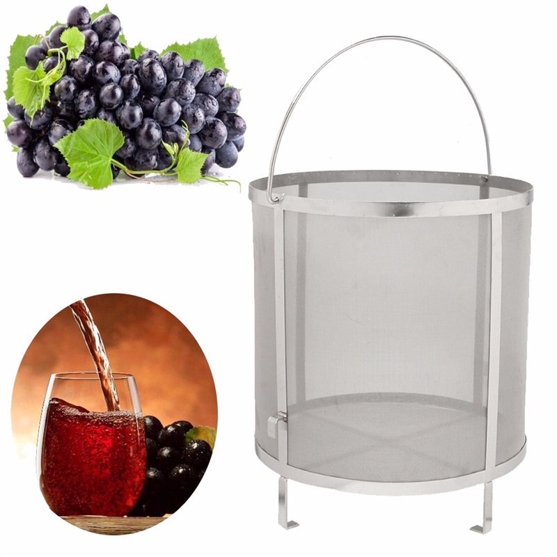 Edelstahl Sieb & Filterkorb 30x31cm - Vielseitig Für Homebrew, Marmeladen & Gelees